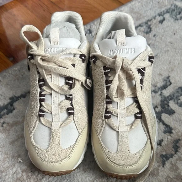 Authentic Nike Air LX Jacquemus Collab Sneakers Bone Gold - Picture 4 of 6